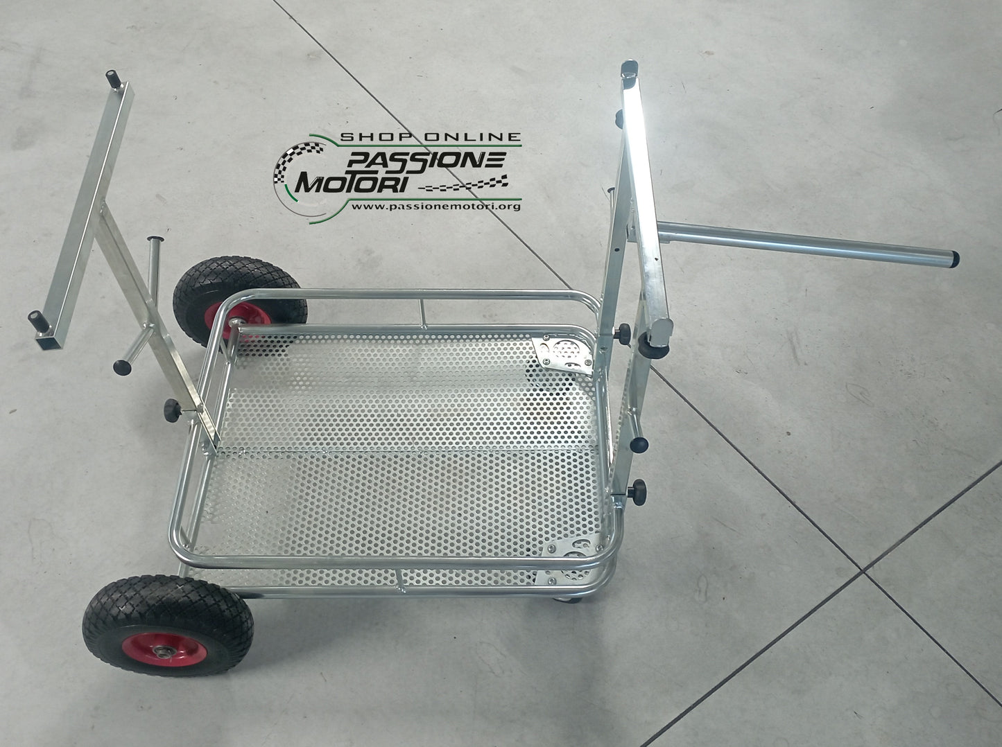 Carrello per kart "Elto" con porta gomme