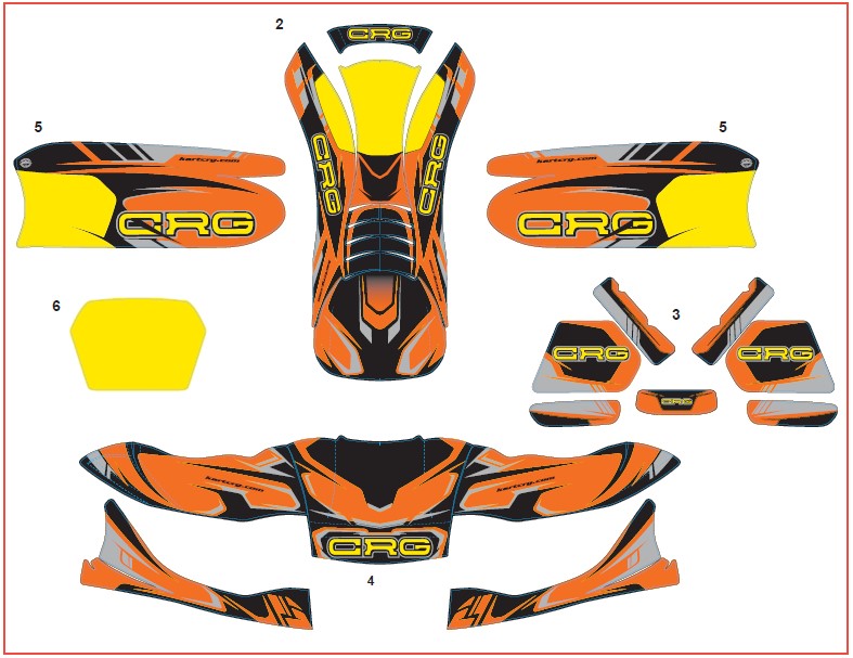 Kit Adesivi CRG Completo 507/509