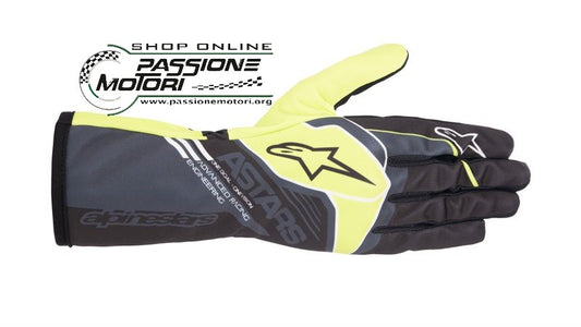 Guanti Bambino Alpinestars Tech-1 K Race V2 Corporate Lime (ULTIMA TAGLIA L)