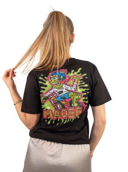 T-Shirt Mostro Mad Nero Tg. M