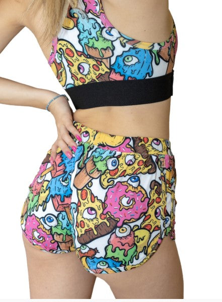 Woman Short Color Food