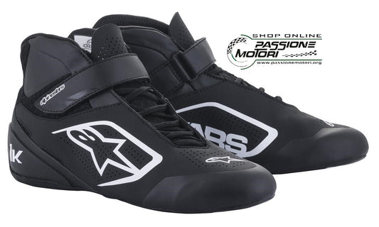 Scarpe Alpinestars Tech-1 K V2 Nero/Bianco