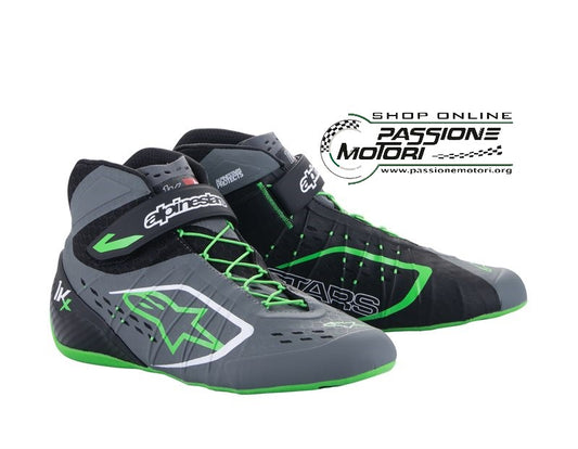 Scarpe Alpinestars KX V2 Nero / Grigio/ Verde Fluo