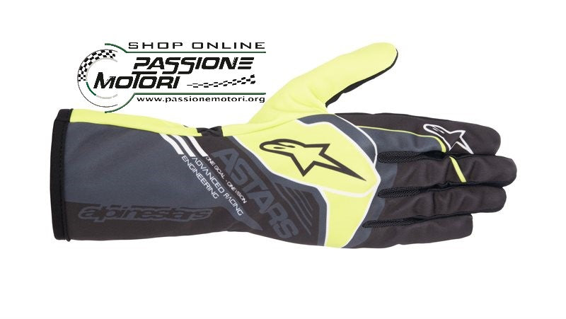 Guanto Adulto Alpinestars Tech-1 K Race V2 Corporate Lime