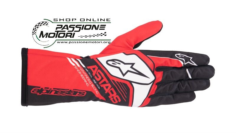 Guanto Bambino Alpinestars Tech-1 K Race S V2 Corporate Rosso/Nero