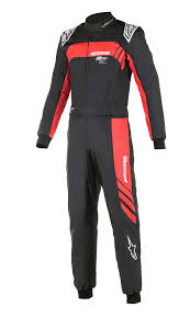 Tuta Kart Alpinestars KMX-9 V3 Bambino GPH3 Nero Rossa Fluo