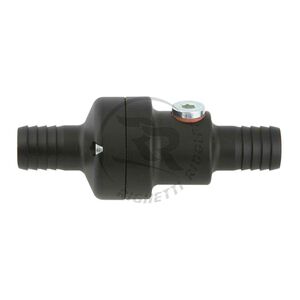 Valvola Termostatica Anodizzata Nera, con Attacco Sonda, 55°