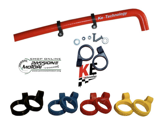 Supporto tubo radiatore KE Rosso