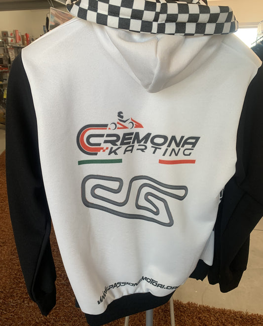 Felpa cappuccio Cremona Karting
