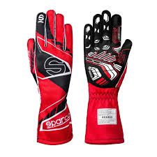 Guanti Kart Sparco K-ARROW PLUS - NEW! FIA 8877-2022 Colore Rosso Nero