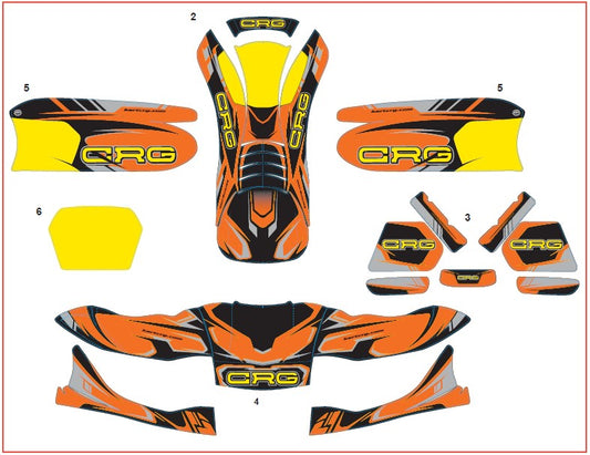 Kit Adesivi  CRG Completo 507/509