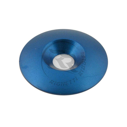 Rondelle svasate in alluminio 34x8 - Anodizzato blu