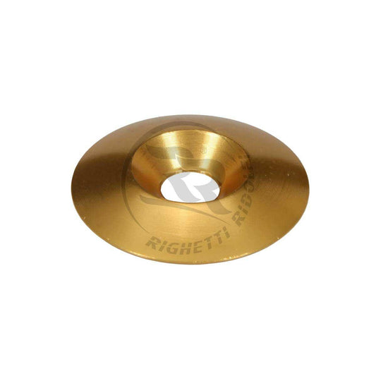 Rondelle svasate in alluminio 34x8 - Anodizzato oro