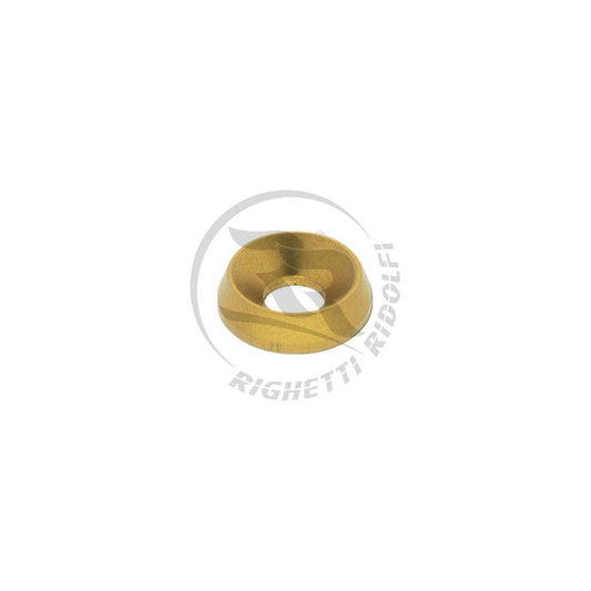 Rondelle svasate in alluminio 19x8 - Anodizzato oro