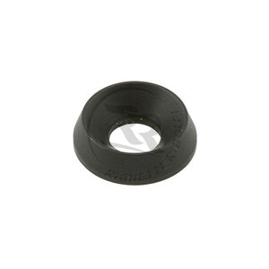 Rondelle svasate in alluminio 19x8 - Anodizzato nero