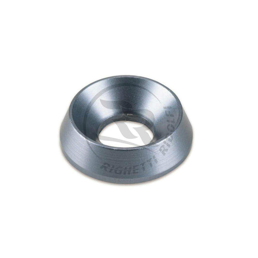 Rondelle svasate in alluminio 19x8 - Anodizzato titanio