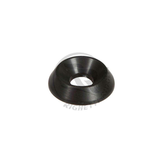 Rondelle svasate in alluminio 18x6 - Anodizzato nero