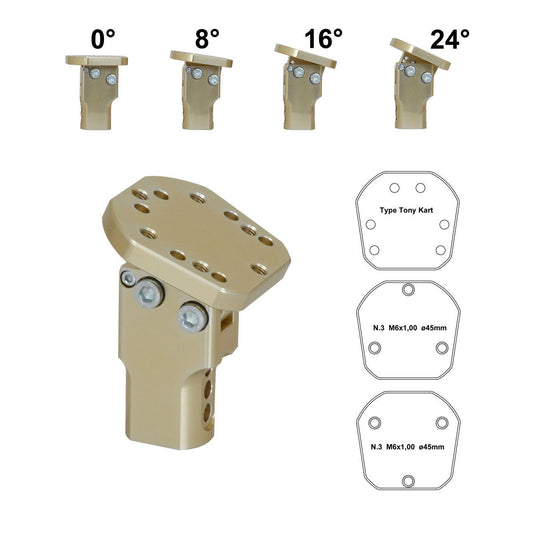 Mozzo Volante Regolabile Corto Magnesio